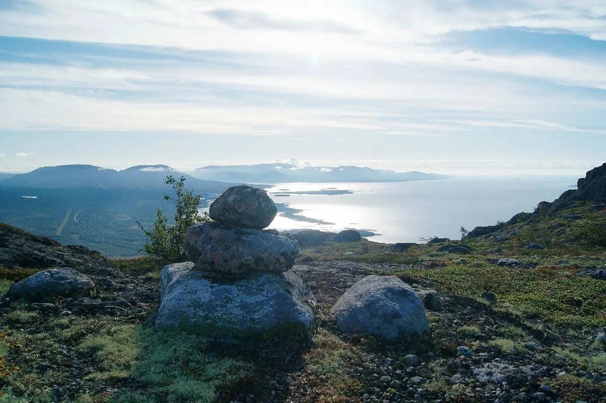 Вид на Белое море с Волосяной горы