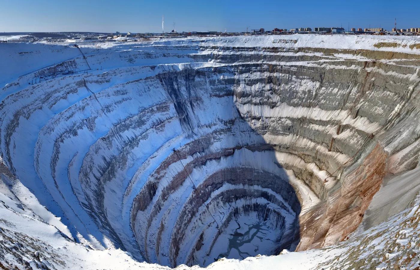 Якутия. Карьер Мир