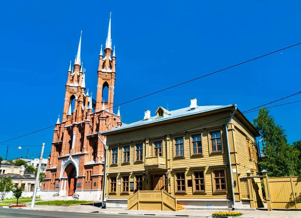Вид на Церковь Сердца Иисуса