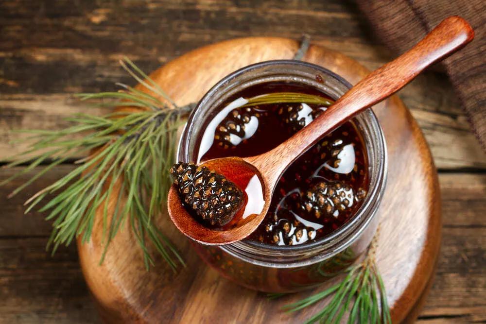 Варенье из молодых сосновых шишек. Фото: shutterstock.com