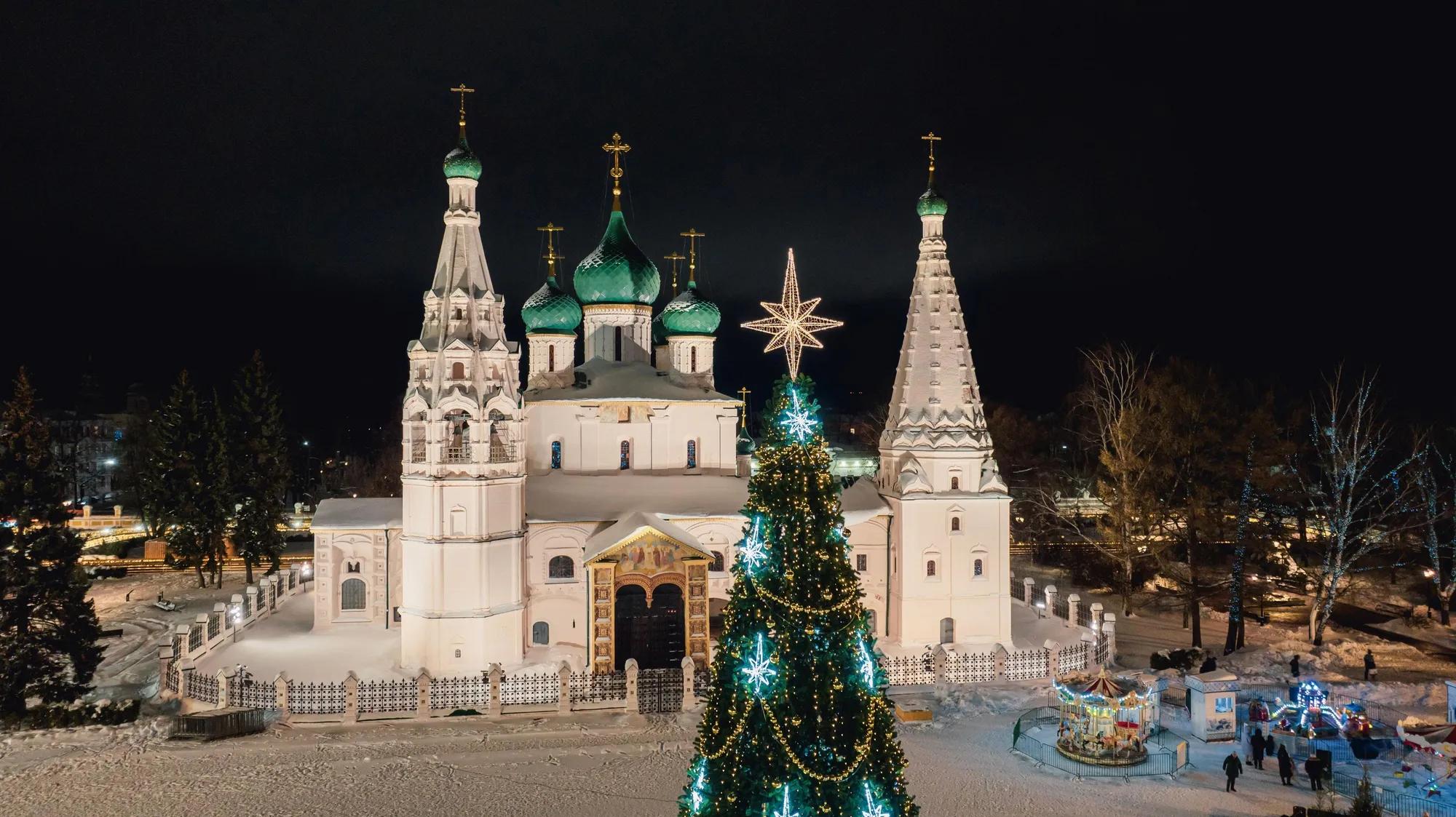 Новогодние гуляния и Рождественские ярмарки в городах Золотого кольца. Ярославль